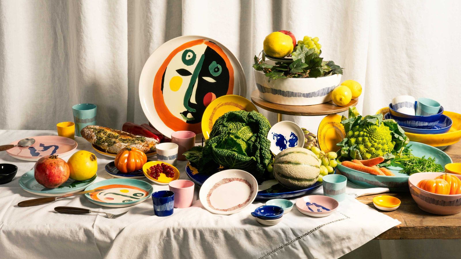Ein wahres «Fest» fürs Auge! Die farbenfrohen Designs stehen alle mit dem Thema Essen in Verbindung.