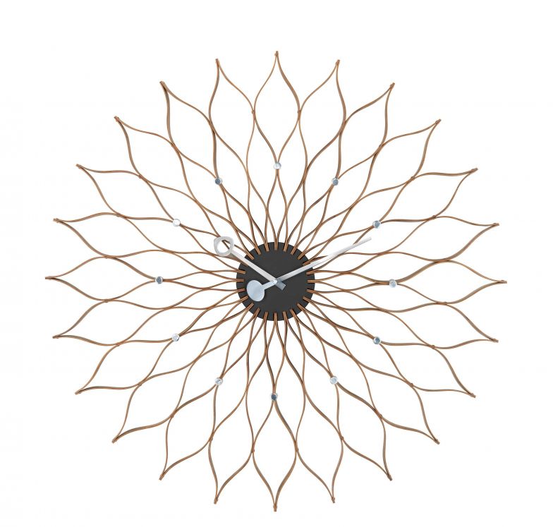 Sie ist ein Klassiker, die Wanduhr «Sunflower» von George Nelson, die durchaus auch eine schneesternenförmige Anmutung hat und deshalb eine passende Geschenkidee für Weihnachten ist. Vitra.